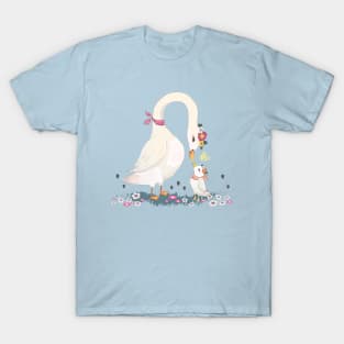 Mommy goose love his child T-Shirt